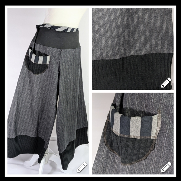 Aimee G Pants - Aimee G unique Brink Pant Dark striped denim